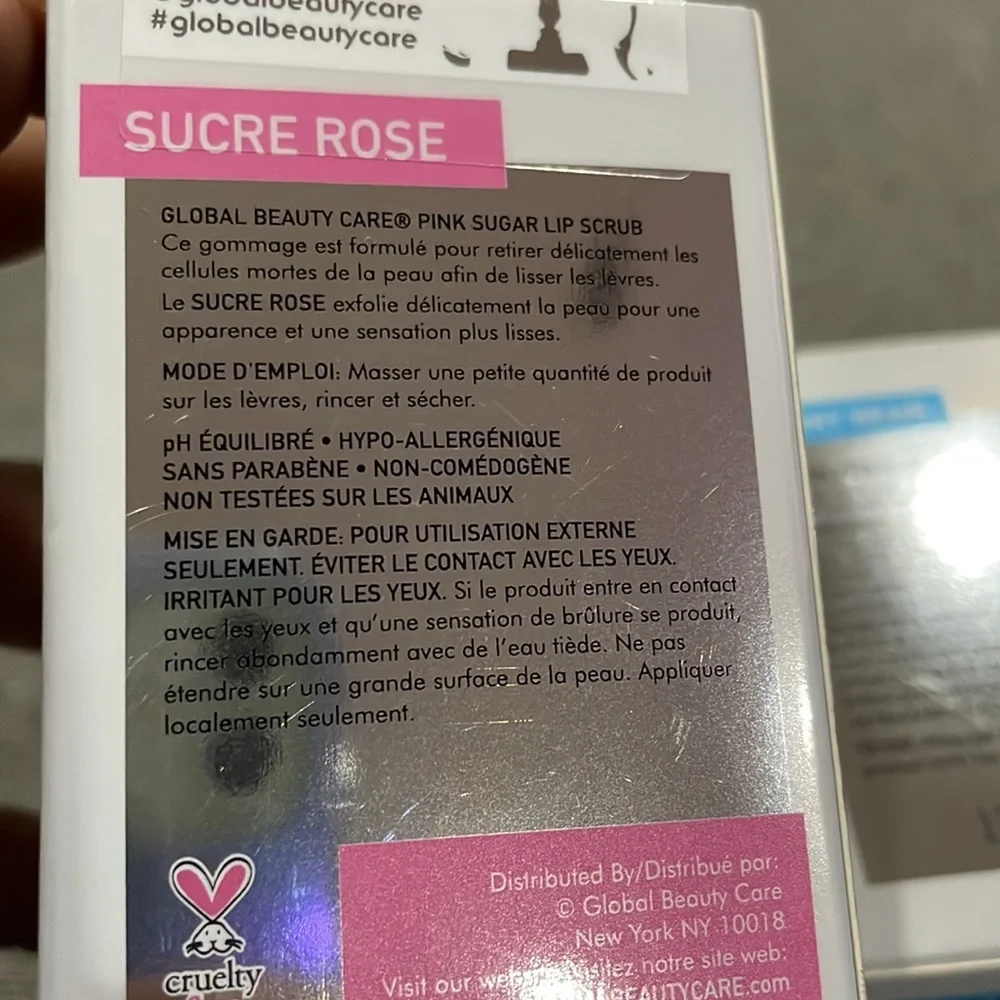 NWT Pink Sugar & Gummy Bear lip scrub w/ application wand